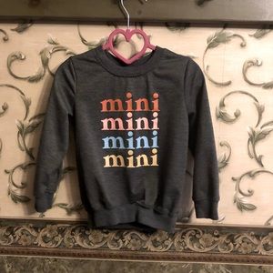 Boutique toddler crew neck